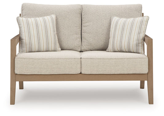 Hallow Creek - Driftwood - Loveseat With Cushion - Hornell Furniture Outlet