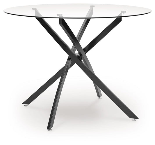 Pharwynn - Black - 5 Pc. - Dining Room Table, 4 Side Chair - Hornell Furniture Outlet