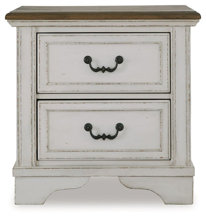 Blendon - Two - tone - Two Drawer Night Stand - Hornell Furniture Outlet