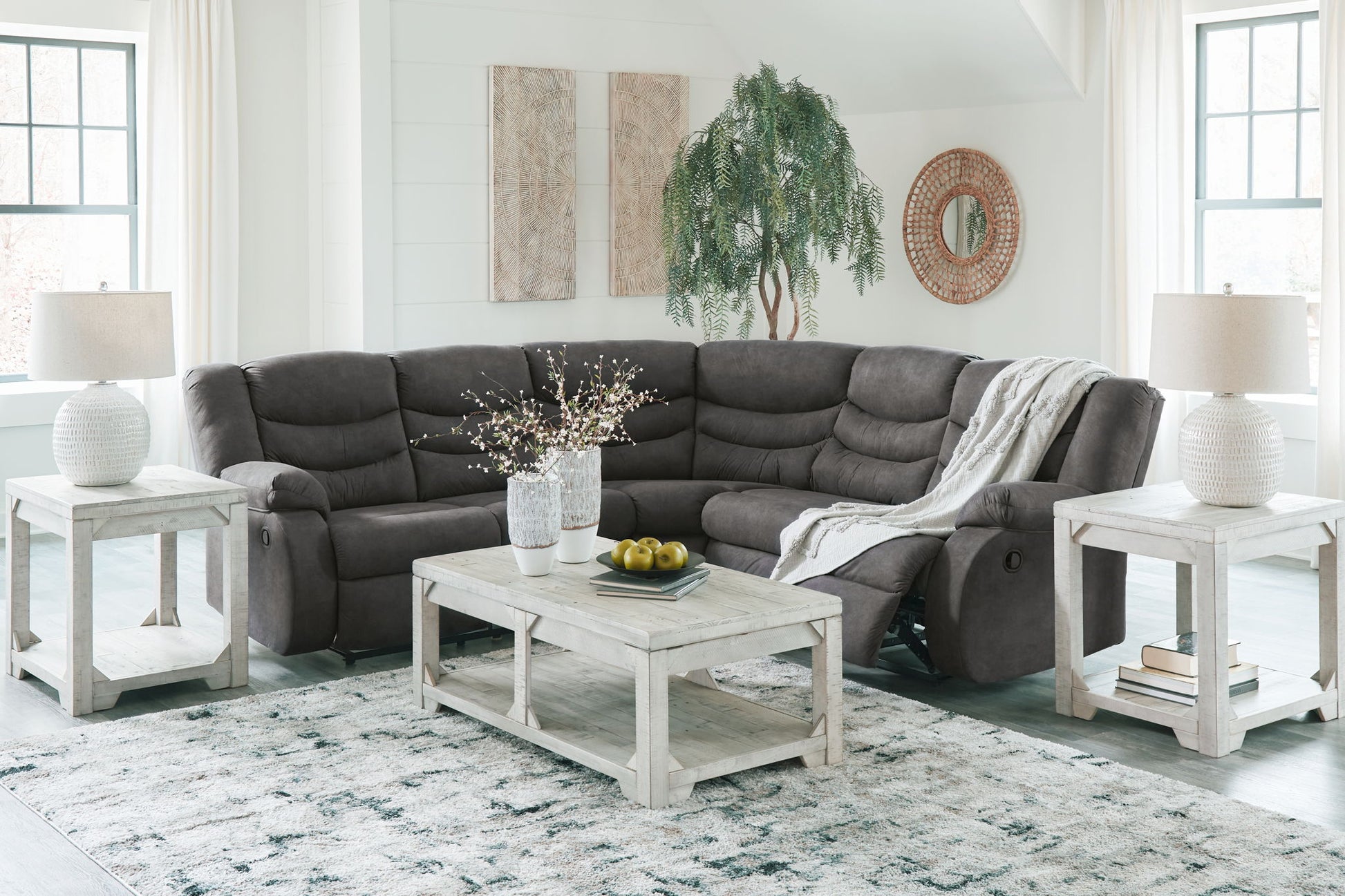 Partymate - Reclining Sectional - Hornell Furniture Outlet
