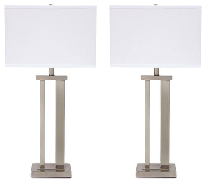 Aniela - Metal Table Lamp Set - Hornell Furniture Outlet