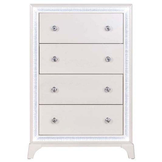 Cassie - Chest - Off - White - Hornell Furniture Outlet