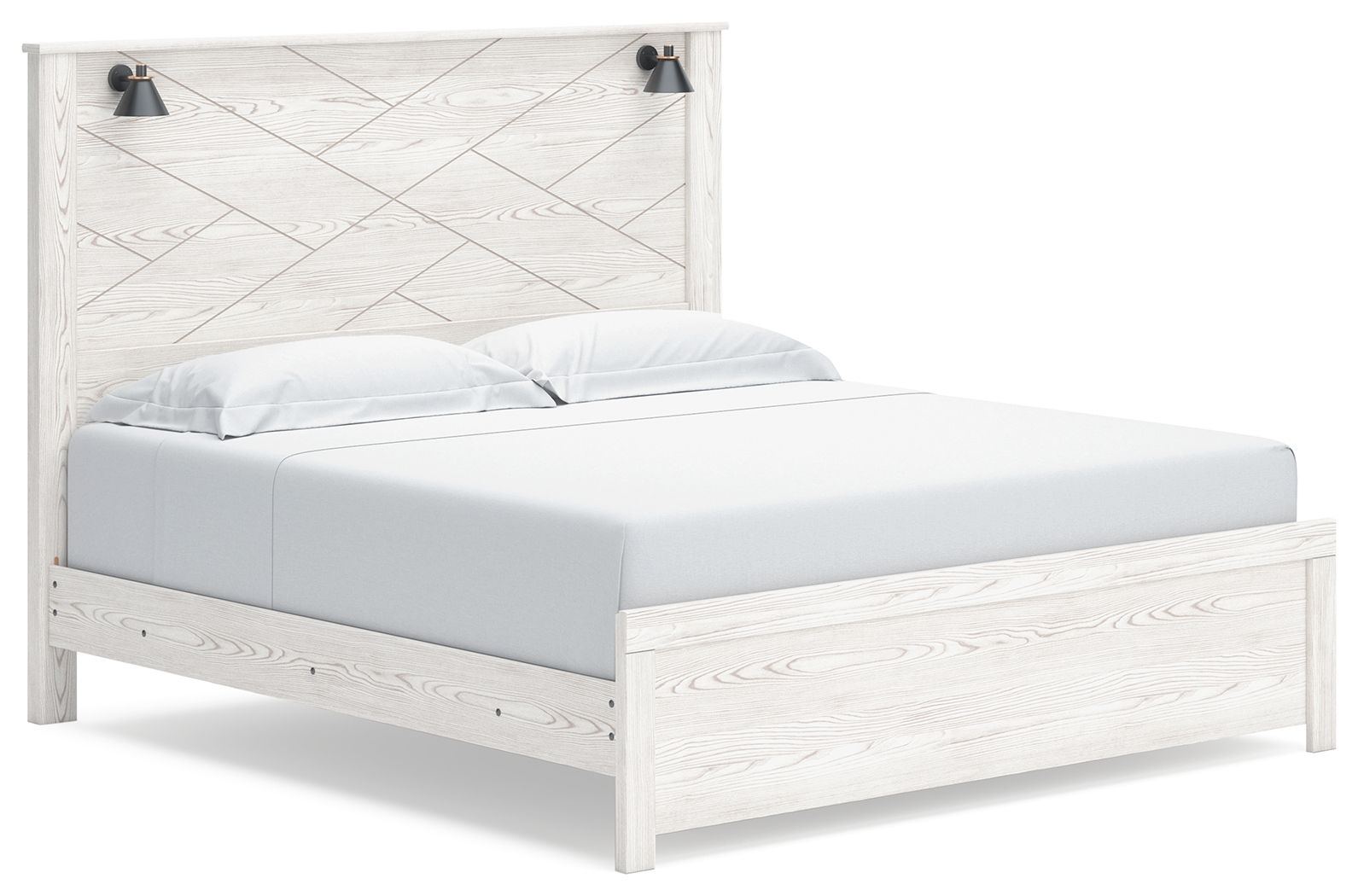 Gerridan - Panel Bedroom Set With Sconces - Hornell Furniture Outlet