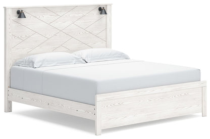 Gerridan - Panel Bedroom Set With Sconces - Hornell Furniture Outlet