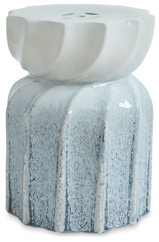 Michamere - Gray / Taupe - Stool - Hornell Furniture Outlet
