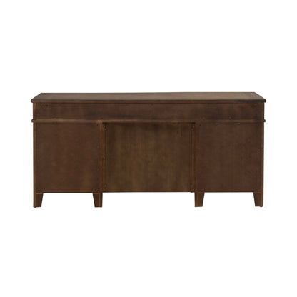 Carolina Park - Jr Executive Credenza - Brown - Hornell Furniture Outlet
