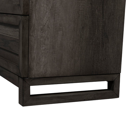 Tanners Creek - 5 Drawer Chest - Dark Gray - Hornell Furniture Outlet