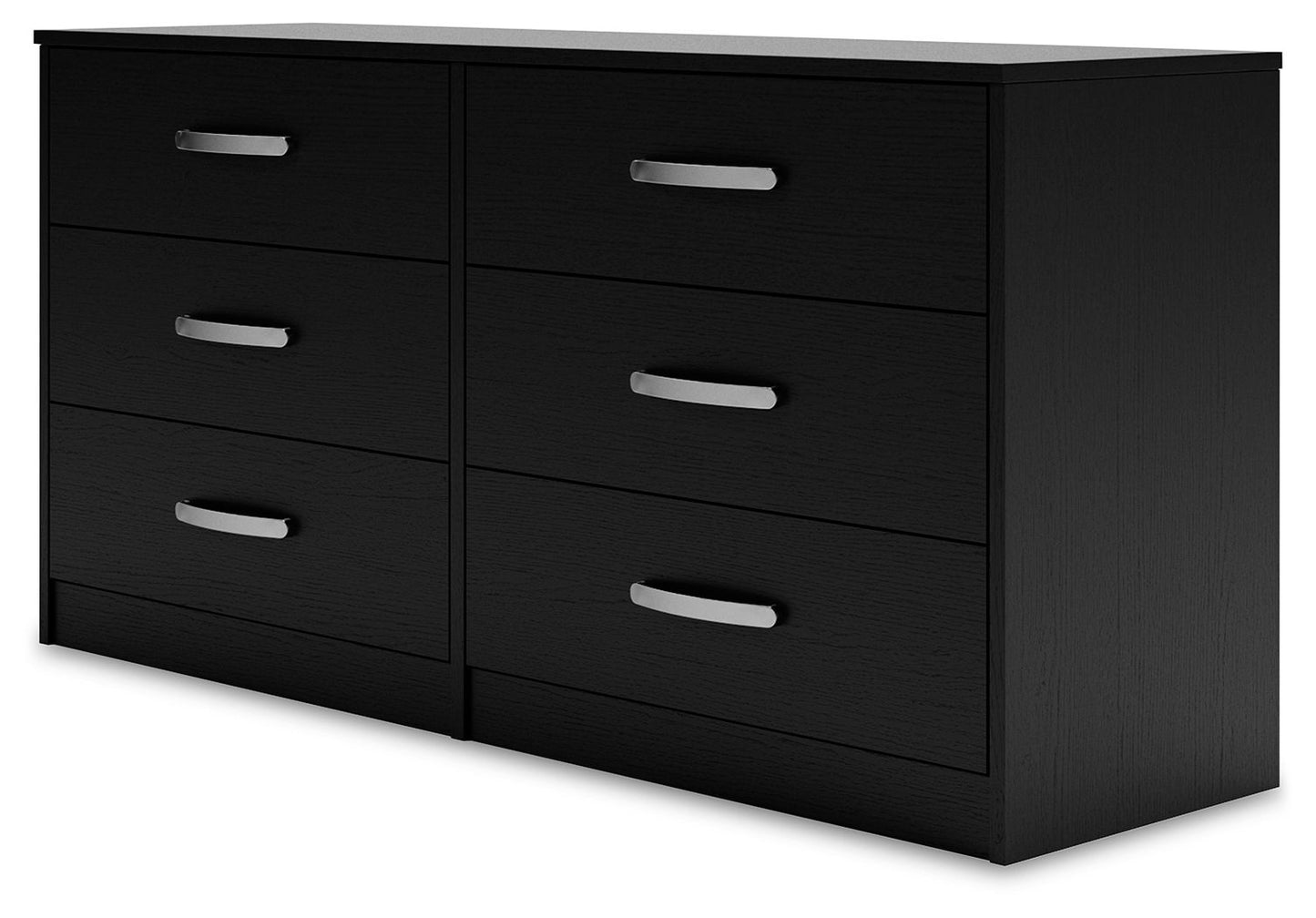 Finch - Six Drawer Dresser - Black - Hornell Furniture Outlet