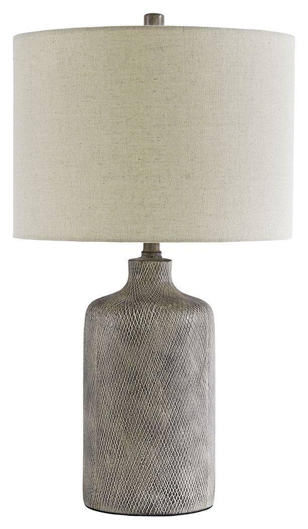 Linus - Antique Black - Ceramic Table Lamp - Hornell Furniture Outlet