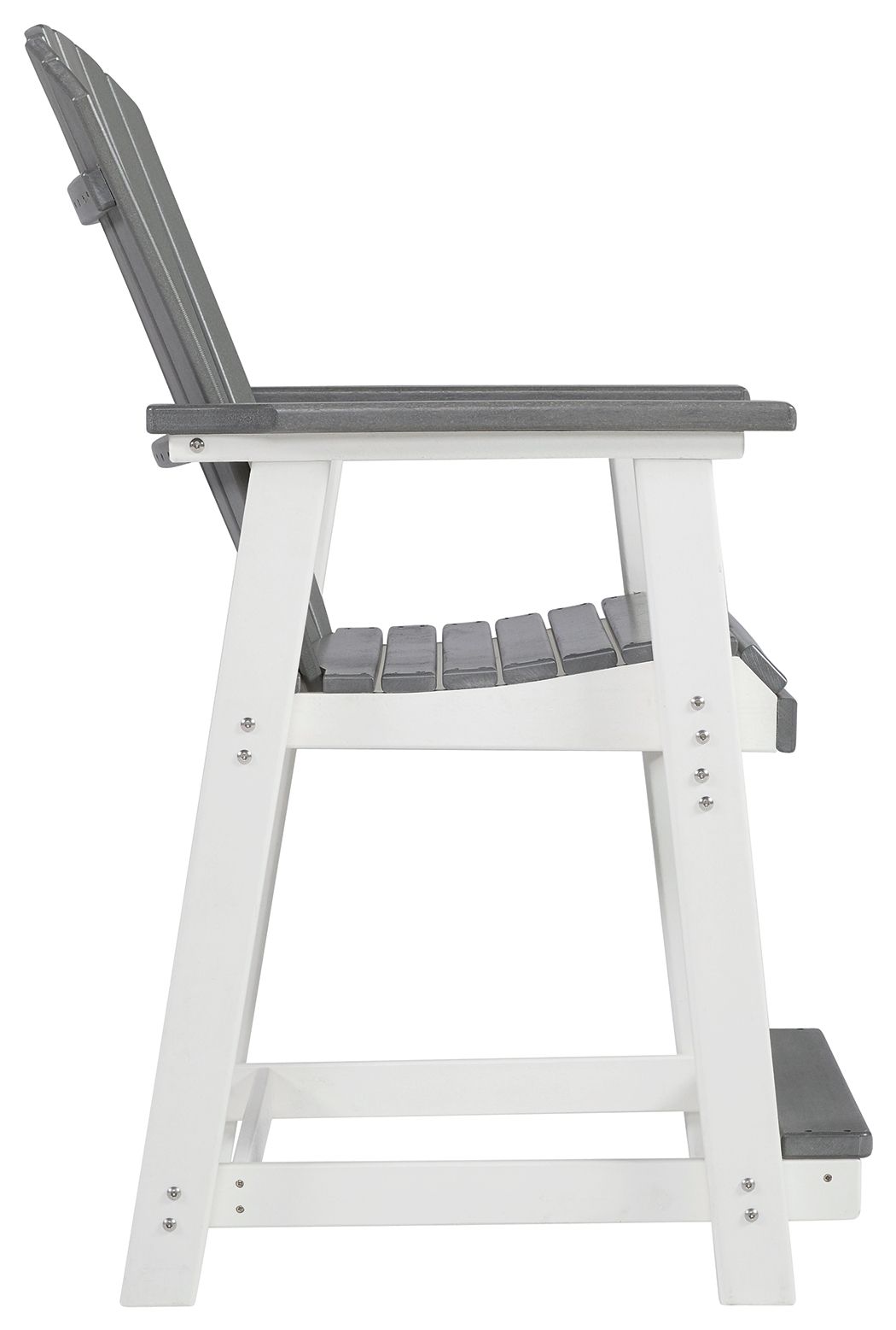 Transville - Gray / White - Barstool (Set of 2) - Hornell Furniture Outlet