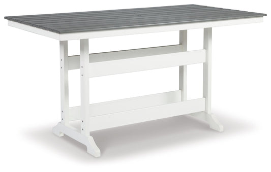 Transville - Counter Table W/Umb Opt - Hornell Furniture Outlet