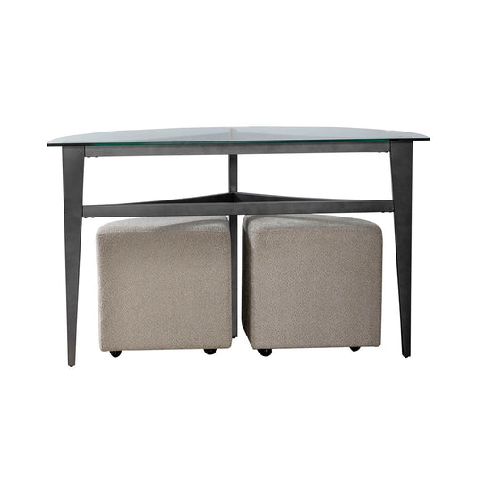 Capri - 3 Piece Table Set - Brown - Hornell Furniture Outlet