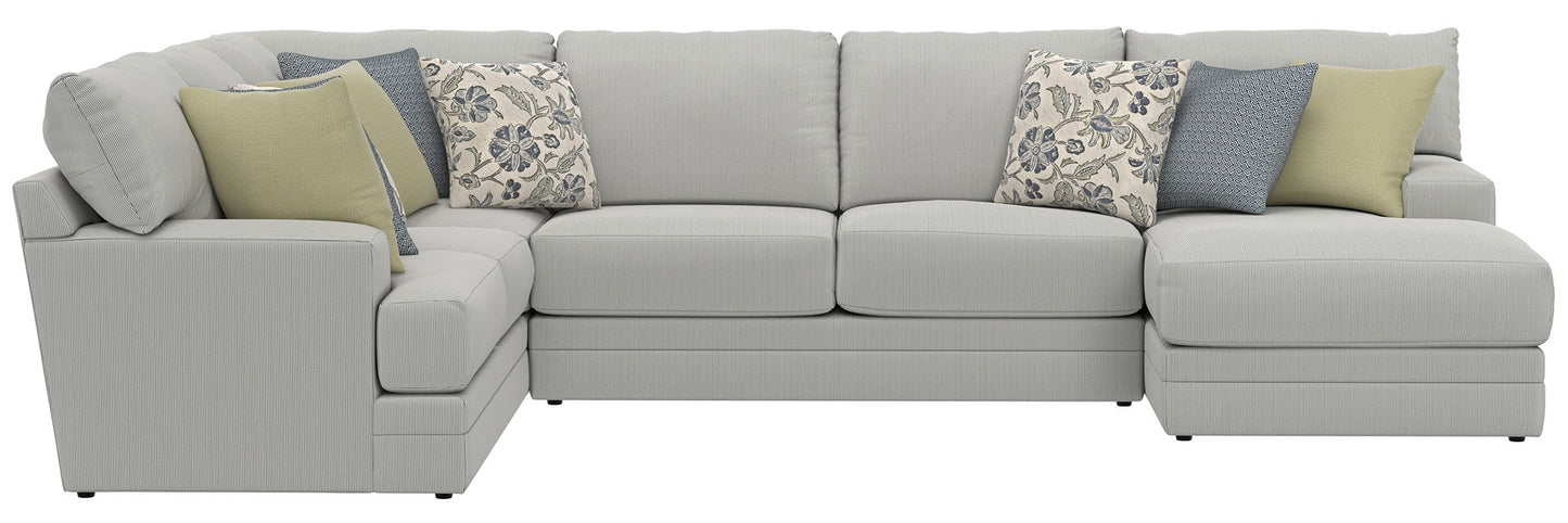 Stockbridge - Sectional With Comfort Coil Seating And 9 Accent Pillows Included - Hornell Furniture Outlet