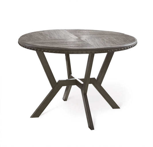 Alamo - Round Dining Table - Dark Gray - Hornell Furniture Outlet