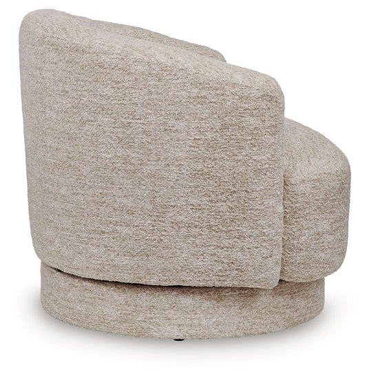 Wardsor - Stone - Swivel Chair - Hornell Furniture Outlet