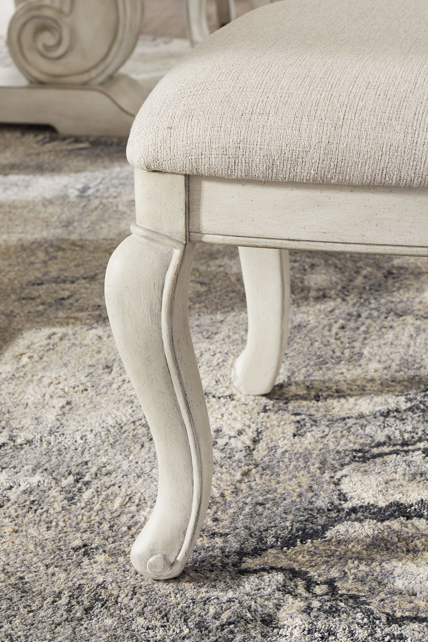 Arlendyne - Antique White - Dining Uph Side Chair (Set of 2) - Hornell Furniture Outlet