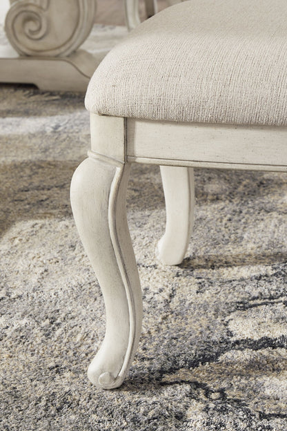Arlendyne - Antique White - Dining Uph Side Chair (Set of 2) - Hornell Furniture Outlet