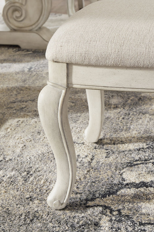 Arlendyne - Antique White - Dining Uph Side Chair (Set of 2) - Hornell Furniture Outlet