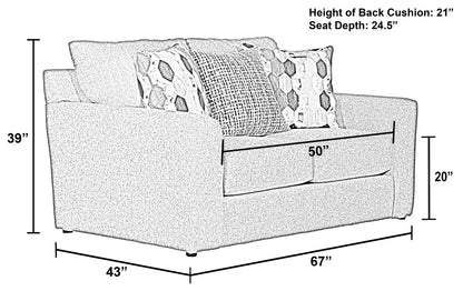 Hooten - Loveseat - Hornell Furniture Outlet