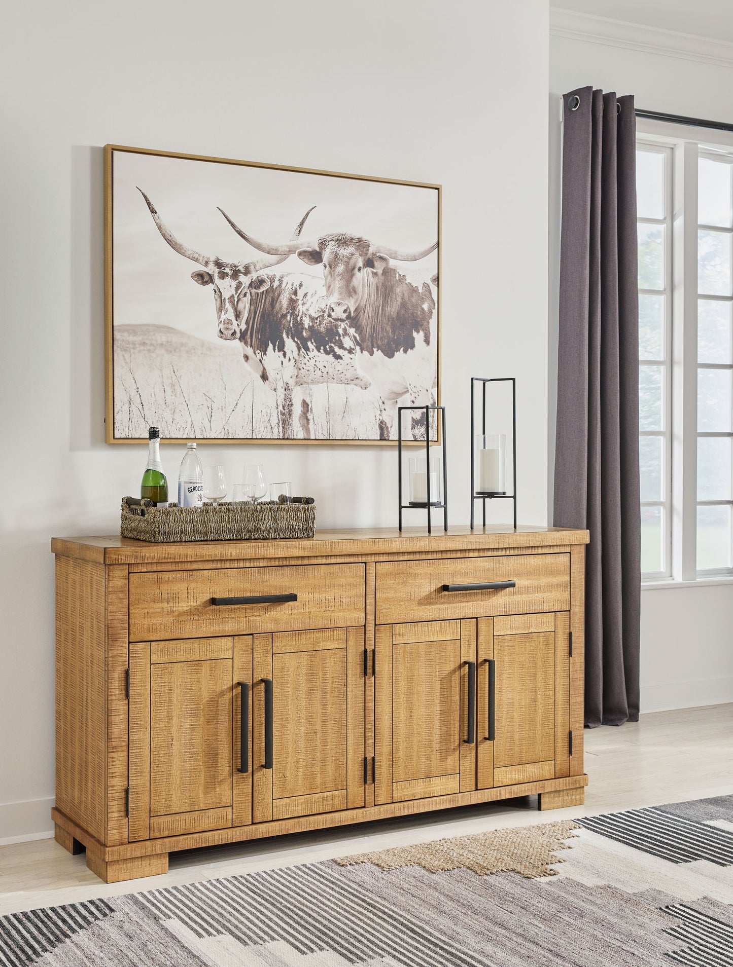 Havonplane - Brown - Dining Room Server - Hornell Furniture Outlet
