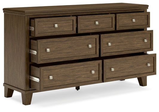 Shawbeck - Medium Brown - Dresser - Hornell Furniture Outlet
