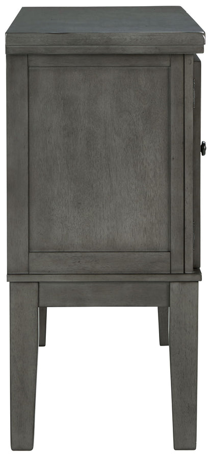 Hallanden - Gray - Dining Room Server - Hornell Furniture Outlet