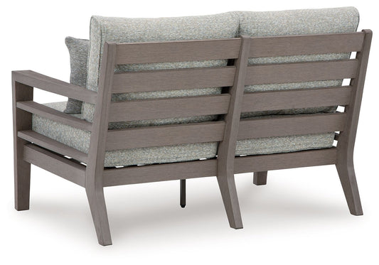 Hillside Barn - Gray / Brown - Loveseat W/Cushion - Hornell Furniture Outlet