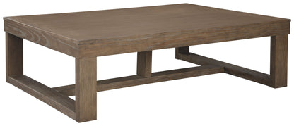 Cariton - Gray - Rectangular Cocktail Table - Hornell Furniture Outlet