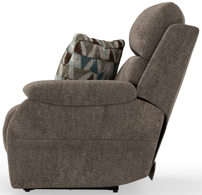 Joya - Power Lay Zero Gravity Recliner With Power Adjustable Headrest And CR3 Heat/Massage/Lumbar/ZG - Mushroom - Hornell Furniture Outlet
