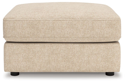 Seyler - Oversized Accent Ottoman - Sand - Hornell Furniture Outlet