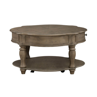 Magnolia Manor - Round Cocktail Table - Hornell Furniture Outlet
