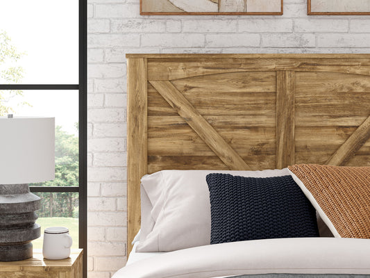 Maystonna - Crossbuck Panel Bed - Hornell Furniture Outlet