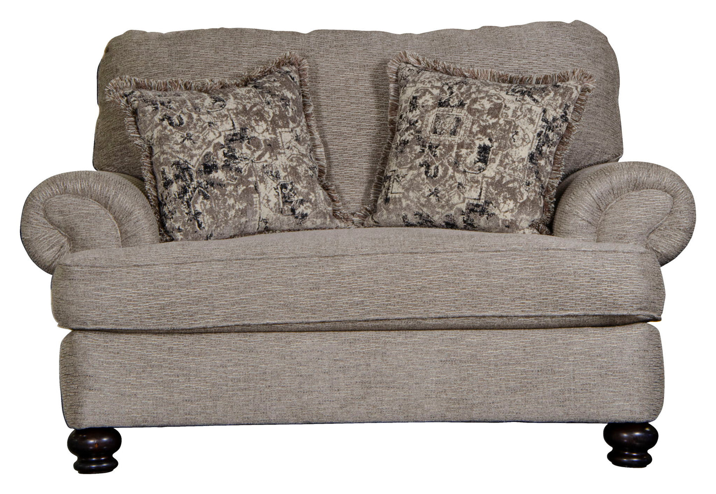Freemont - Chair And a Half - Pewter - Hornell Furniture Outlet