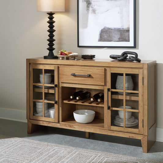 Sherbana - Light Brown - Dining Room Server - Hornell Furniture Outlet