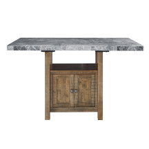 Grayson - 7 Piece Dining Set - Dark Gray - Hornell Furniture Outlet