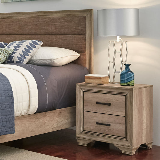 Sun Valley - Nightstand - Light Brown - Hornell Furniture Outlet