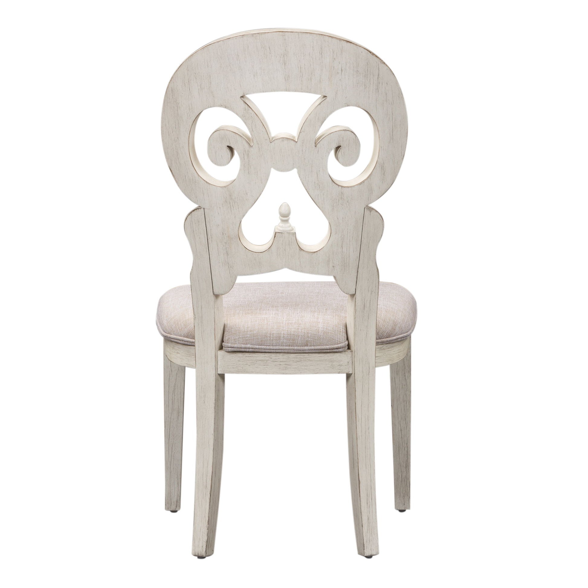 Farmhouse Reimagined - Splat Back Side Chair - White - Hornell Furniture Outlet