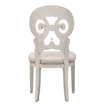 Farmhouse Reimagined - Splat Back Side Chair - White - Hornell Furniture Outlet