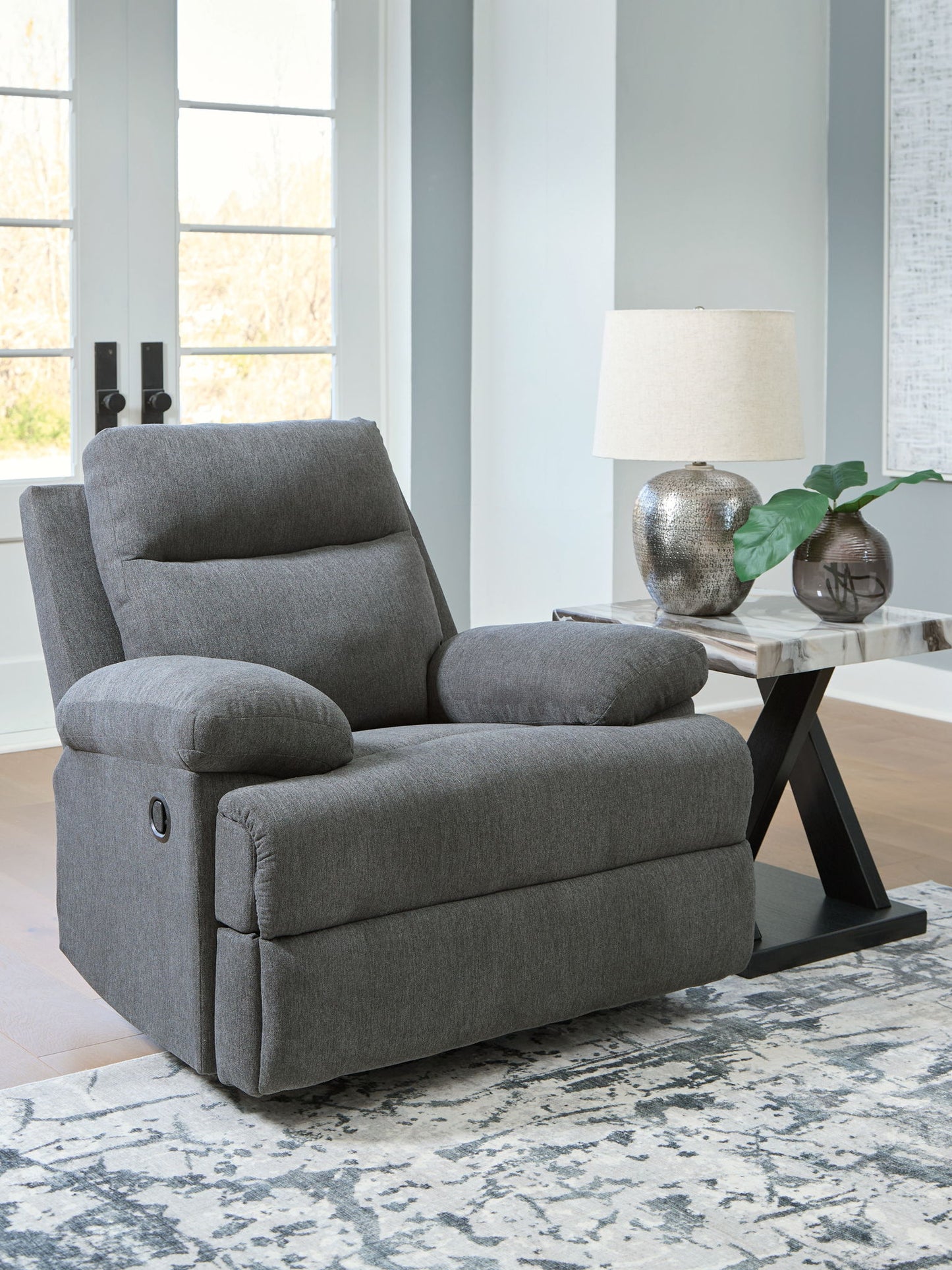 Side - Swipe - Rocker Recliner - Hornell Furniture Outlet