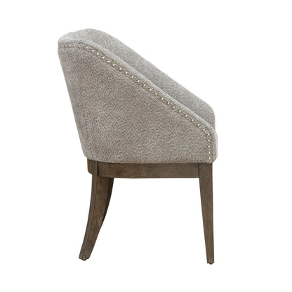 Cascade Falls - Upholstered Side Chair (RTA) - Satin Espresso - Hornell Furniture Outlet