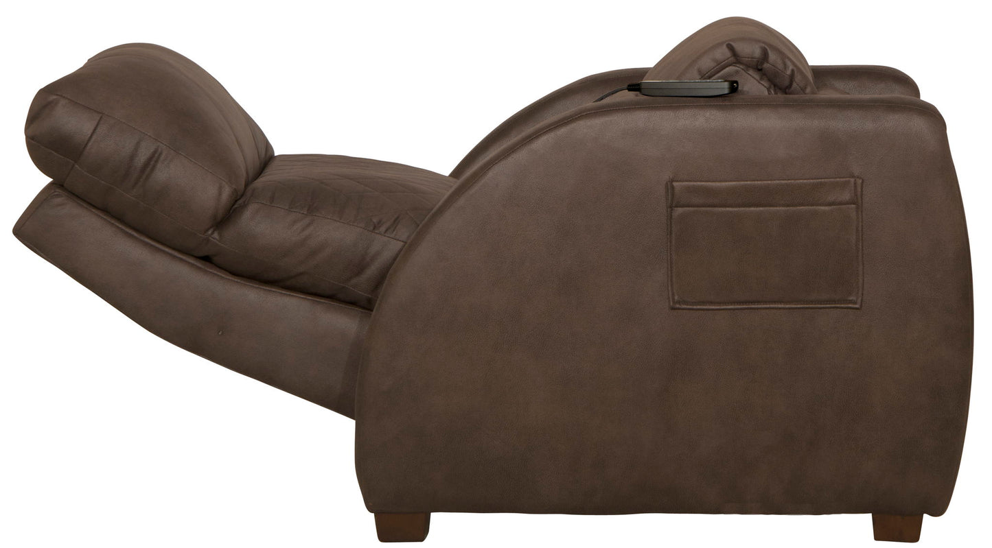 Relaxer - Power Headrest Power Lay Flat Reclining With Heat / Massage / Lumbar / Zero Gravity - Hornell Furniture Outlet