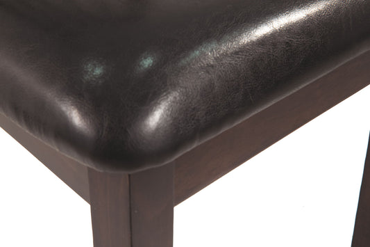 Hammis - Dark Brown - Dining UPH Side Chair (Set of 2) - Hornell Furniture Outlet
