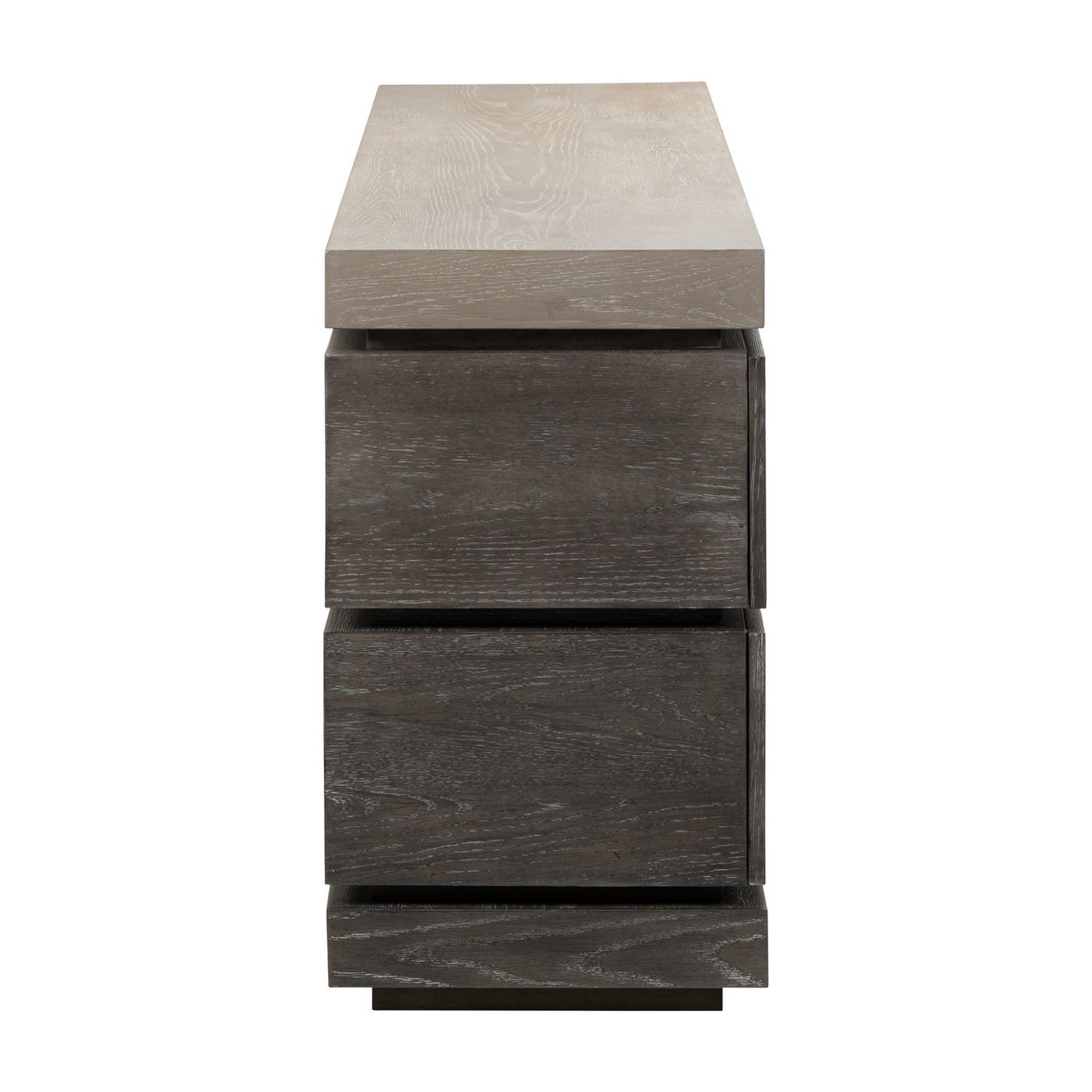 Piedmont - 84'' TV Console - Charcoal / Ash - Hornell Furniture Outlet