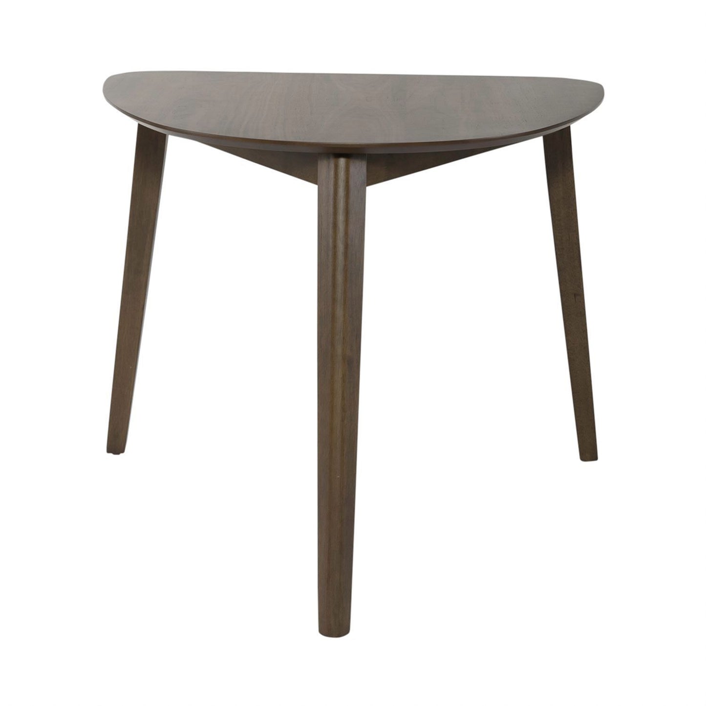 Space Savers - Triangle Table - Dark Brown - Hornell Furniture Outlet