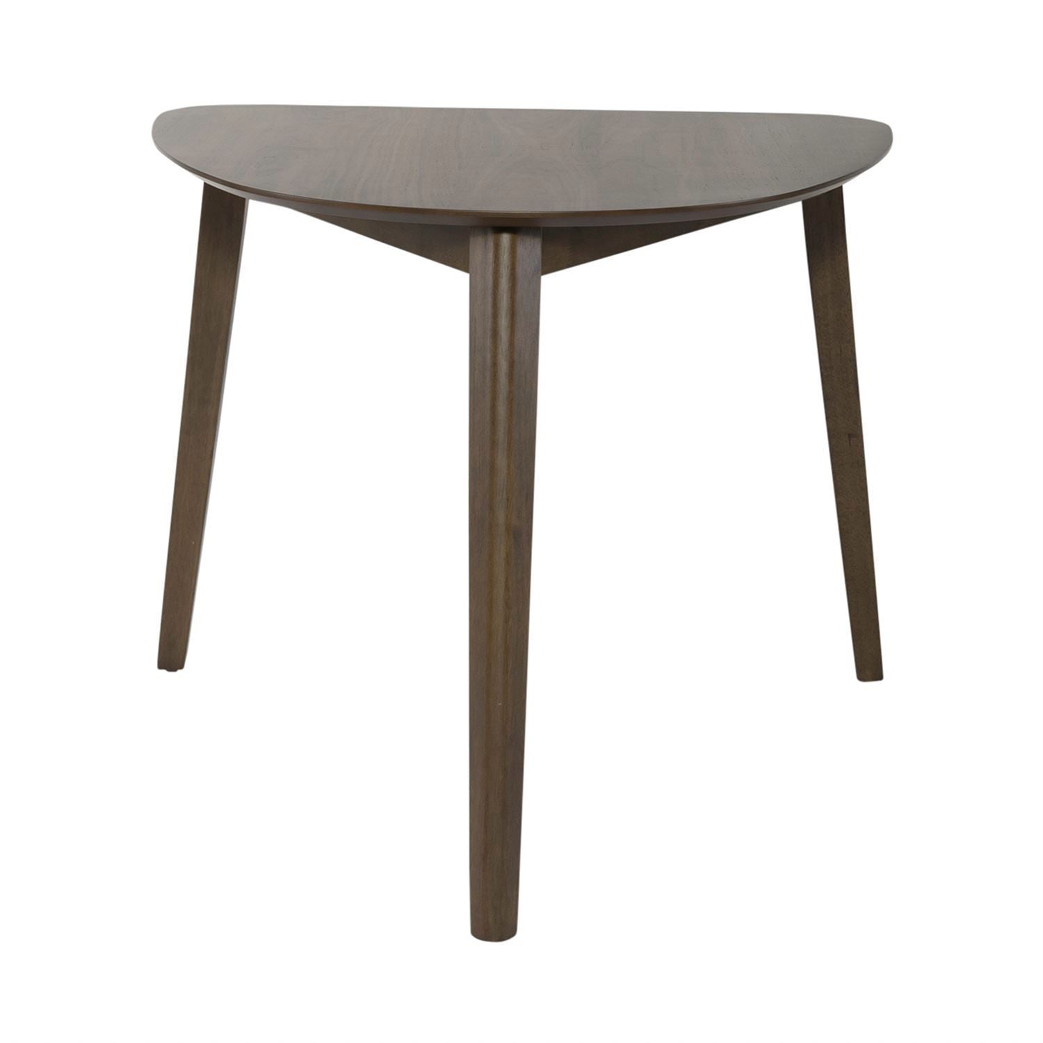 Space Savers - Triangle Table - Dark Brown - Hornell Furniture Outlet