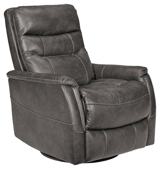 Riptyme - Quarry - Swivel Glider Recliner - Hornell Furniture Outlet