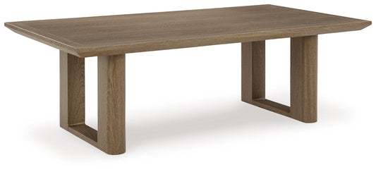 Serene Bay - Dark Brown - Rectangular Cocktail Table - Hornell Furniture Outlet