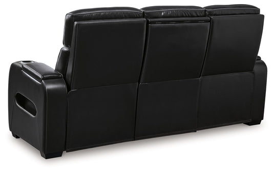 Boyington - 2 Pc. - Power Reclining Sofa And Loveseat - Black - Hornell Furniture Outlet