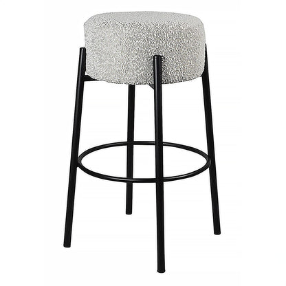 Cole - Counter Stool - Black / White - Hornell Furniture Outlet