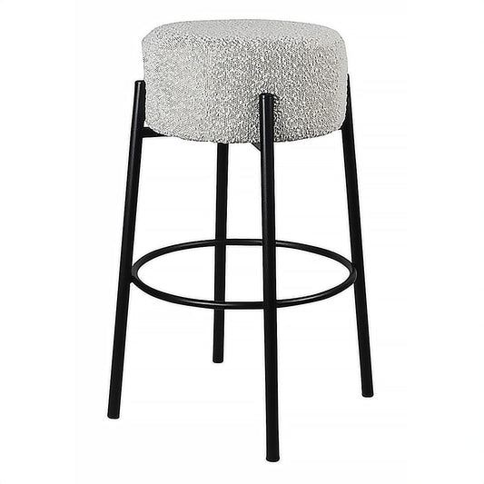 Cole - Counter Stool - Black / White - Hornell Furniture Outlet